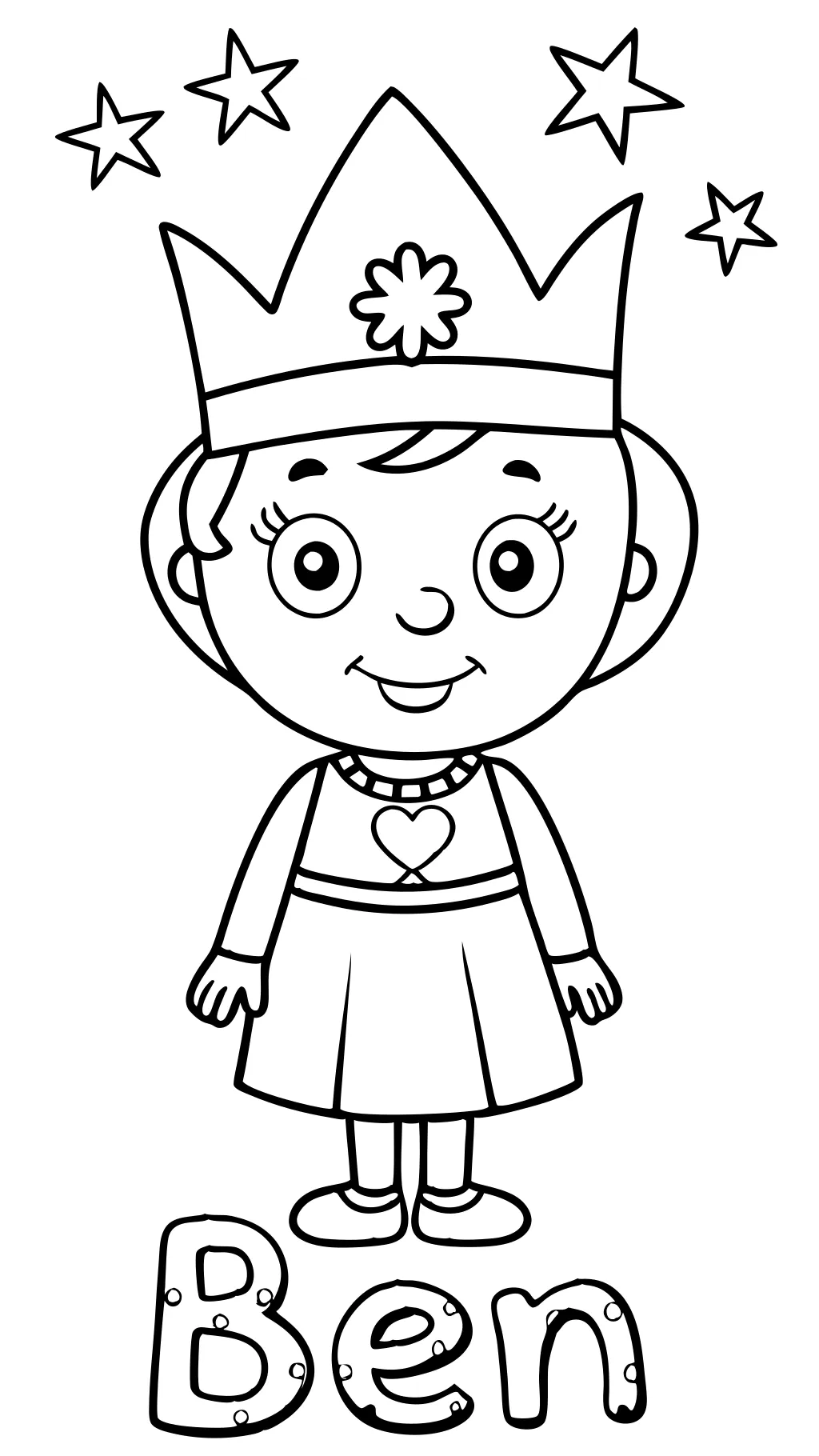 ben and holly coloring pages